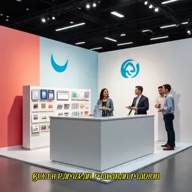 Booth Pameran Makanan Madiun